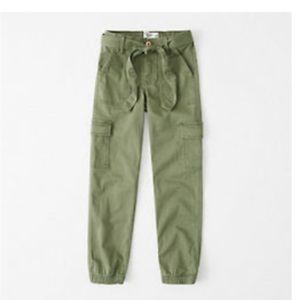 Tie waist utility jogger
